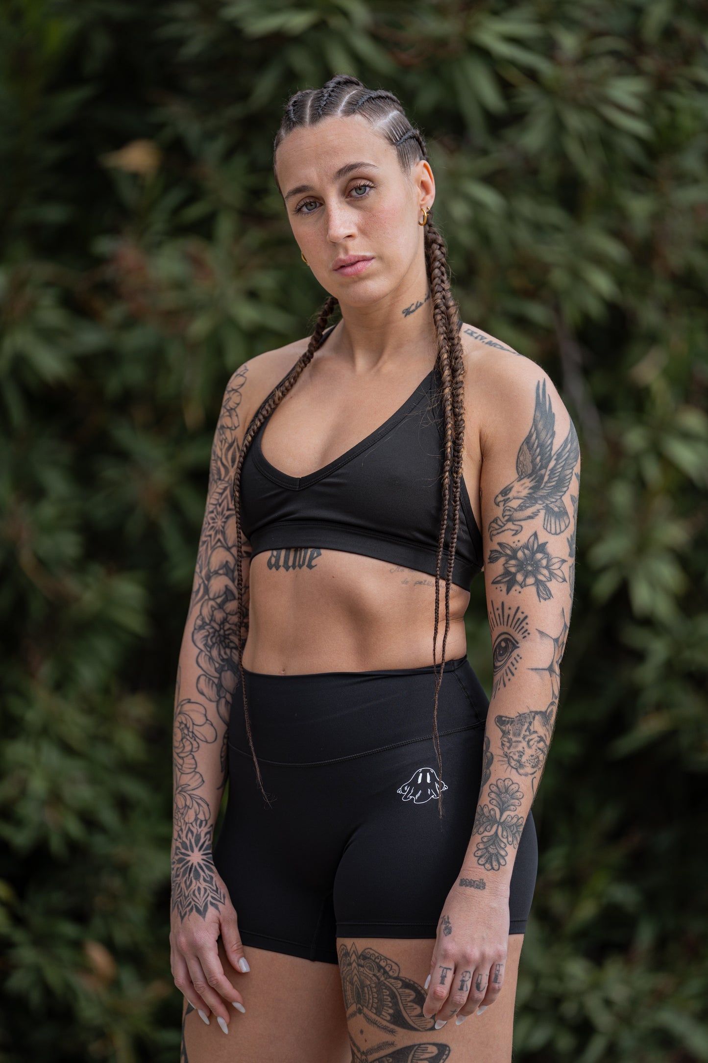 Leggin Corto Black Boo