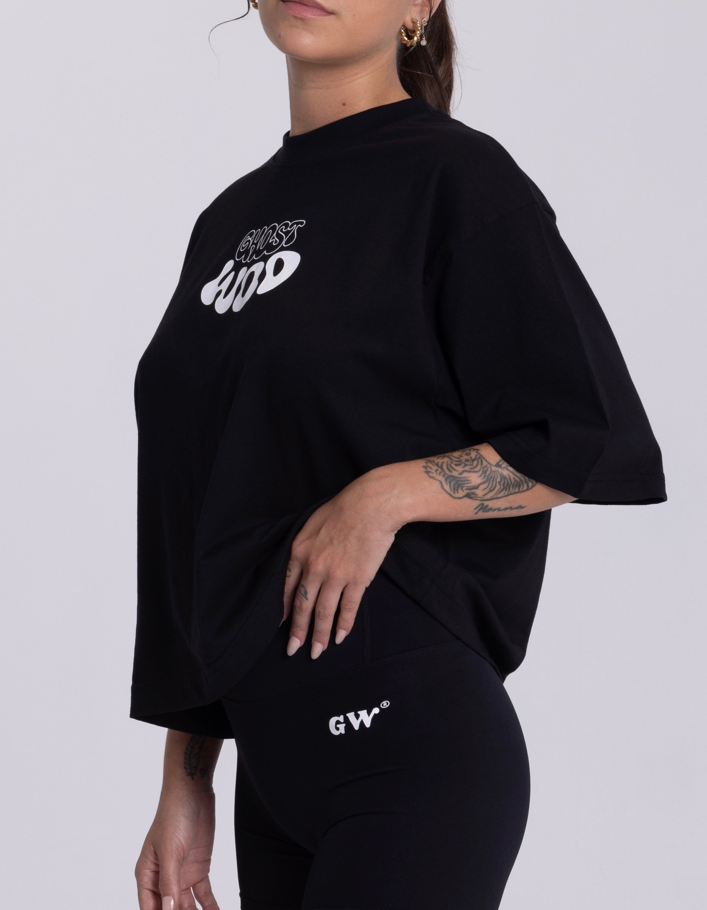 Crop Top Oversize WYP Black