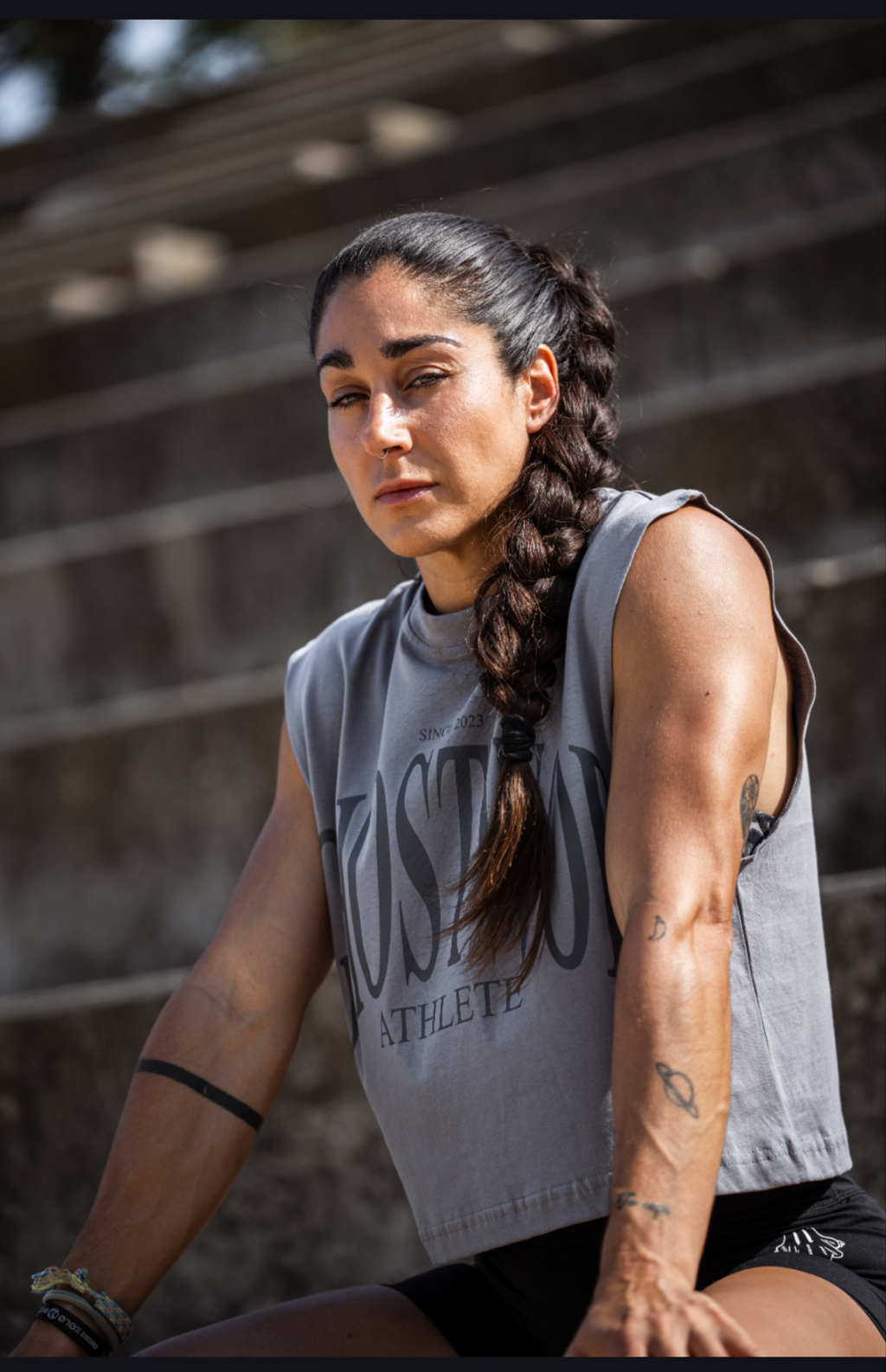 Crop Top Athlete Dark