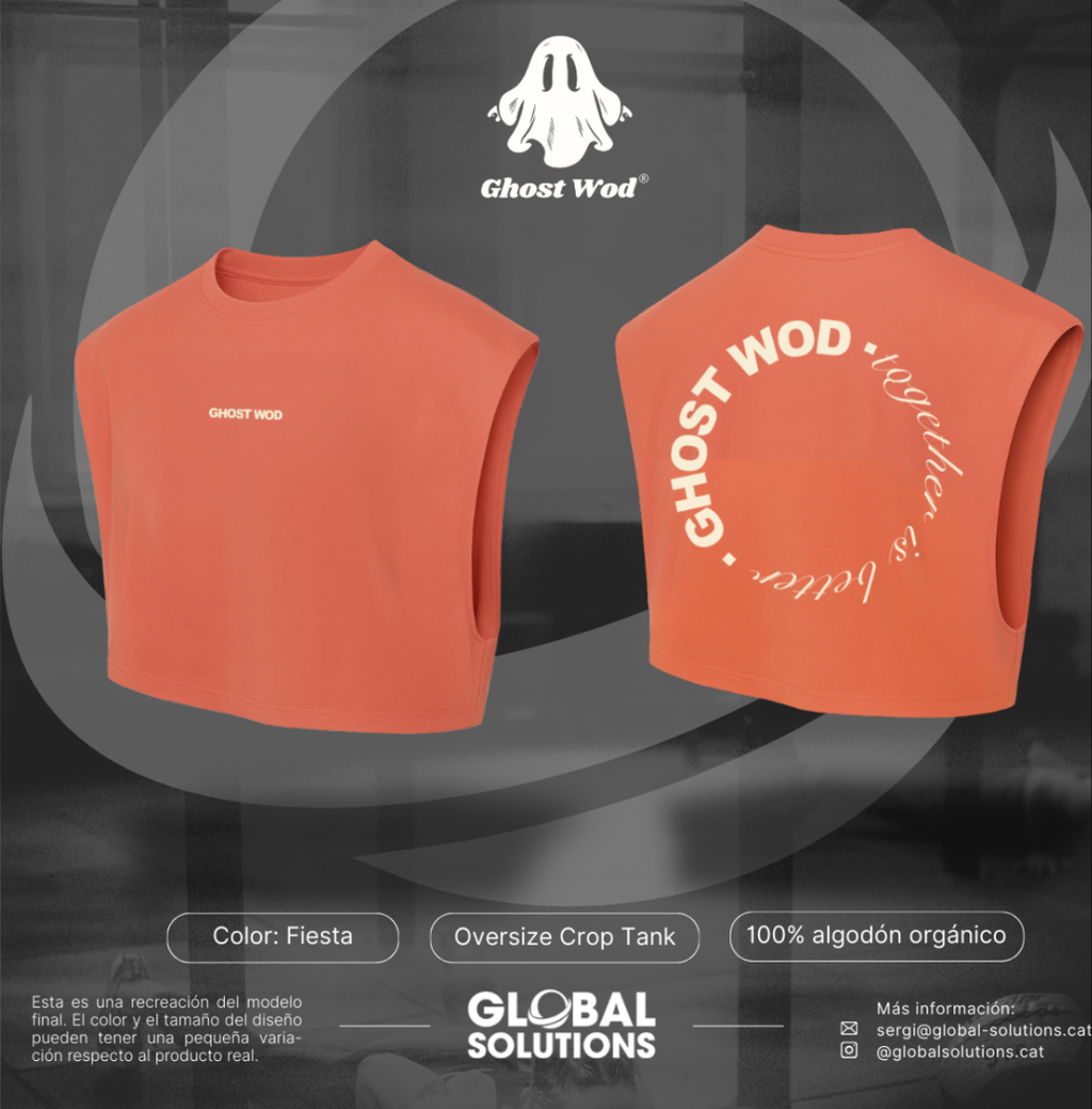 Crop Top Relaxed Fit SALMÓN