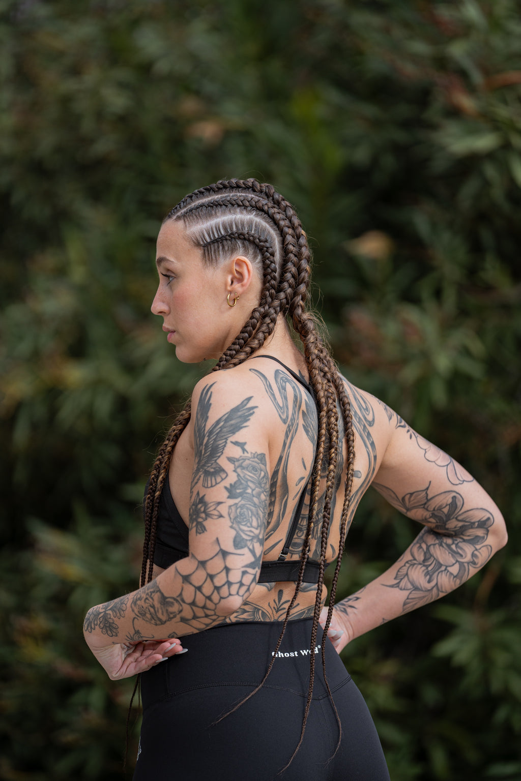 Leggin Corto Black Boo