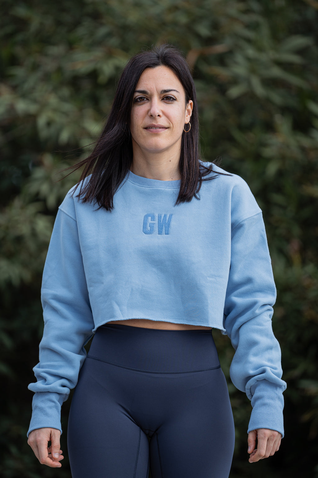 Hoddie Crop Blue Sky