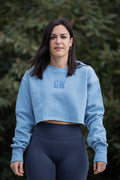 Hoddie Crop Blue Sky